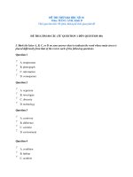 Đề thi thử đại học số 18 doc