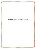 Cách bật Internet Connection Firewall potx