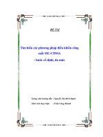 đồ án chuyên ngành '''' tìm hiểu các phương pháp điều khiển công suất mc-cdma    bước cố định, đa mức  ''''