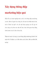 Xây dựng thông điệp marketing hiệu quả pdf