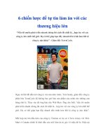 6 chiến lược để tự tin làm ăn với các thương hiệu lớn pdf