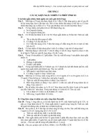 Chương 1: Các sự kiện ngẫu nhiên và phép tính XS docx