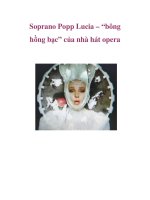 Soprano Popp Lucia – “bông hồng bạc” của nhà hát opera pot