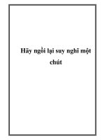 Hãy ngồi lại suy nghĩ một chút pptx