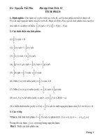 Bài tập giải tích 12 - Tích Phân pot