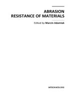 ABRASION RESISTANCE OF MATERIALS docx
