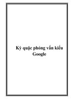 Kỳ quặc phỏng vấn kiểu Google doc