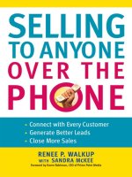 Selling to Anyone Over the Phone ppt