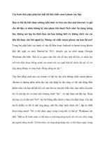 Các bước đơn giản giúp bảo mật dữ liệu chiếc smart phone của bạn pptx