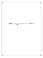 Những mối nguy hiểm tiềm ẩn của Wi-Fi potx