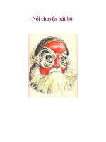 Nói chuyện hát bội ppt
