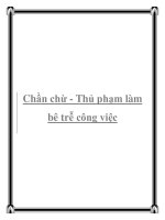 Chần chừ - Thủ phạm làm bê trễ công việc pot
