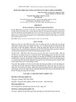 Báo cáo khoa học : BƯỚC ĐẦU CHỌN LỌC NÂNG CAO NĂNG SUẤT CHẤT LƯỢNG GÀ H’MÔNG pptx