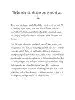 Thiếu máu não thoáng qua ở người cao tuổi pptx