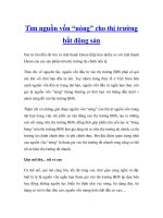 Tìm nguồn vốn “nóng” cho thị trường bất động sản pptx