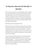 Ăn uống theo nhóm máu để chữa bệnh và sống khỏe docx