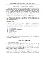 Bài giảng Kỹ thuật Đại cương (PGS.TS. Lê Bá Sơn) - Chương 1 KHOA HỌC VẬT LIỆU pot