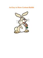 An Easy to Draw Cartoon Rabbit pot