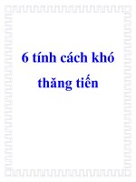 6 tính cách khó thăng tiến doc