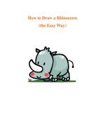 How to Draw a Rhinoceros (the Easy Way) docx