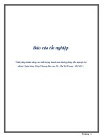 Báo cáo tốt nghiệp: ”Giải pháp nhằm nâng cao chất lượng thanh toán không dùng tiền mặt tại chi nhánh Ngân hàng Công Thương khu vực II – Hai Bà Trưng – Hà Nội “. ppt