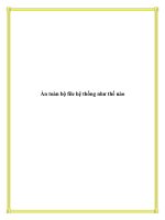 Ẩn toàn bộ file hệ thống như thế nào docx