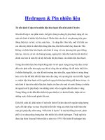 Hydrogen & Pin nhiên liệu potx