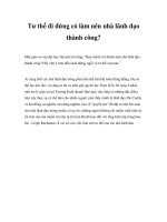 Tư thế đi đứng có làm nên nhà lãnh đạo thành công? pot