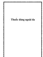 Thuốc dùng ngoài da. pptx