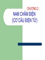 CƠ SỞ KHÍ CỤ ĐIỆN - CHƯƠNG 2: NAM CHÂM ĐIỆN potx