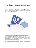 5 sai lầm cần tránh trong email marketing pot
