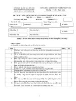 ĐỀ THI HẾT MÔN NHỮNG NGUYÊN LÝ CƠ BẢN CỦA CHỦ NGHĨA MÁC-LÊNIN - ĐỀ SỐ 4 potx