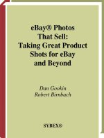 eBay Photos That Sell Taking Great Product Shots for eBay and Beyond pptx