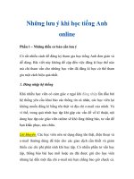 Những lưu ý khi học tiếng Anh online pot