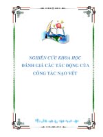 NGHIÊN CỨU KHOA HỌC-ĐỀ TÀI : 