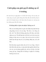 Cách giúp con giải quyết những sự cố ở trường docx