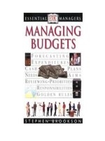 THE MANAGING BUDGETS POCKETBOOK doc