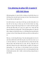 Các phương án phục hồi và quản lý chất thải khoan ppt