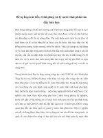 Bể tự hoại cải tiến: Giải pháp xử lý nước thải phân tán đầy hứa hẹn potx