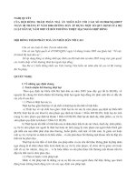 Nghị quyết của luật dân sự về bồi thường thiệt hại ngoài hợp đồng doc