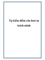 Tự kiểm điểm còn hơn tự trách mình pdf