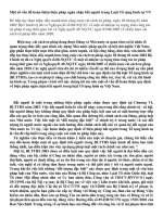 Một số vấn đề hoàn thiện biện pháp ngăn chặn bắt người trong Luật Tố tụng hình sự pot