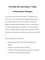 Cấu hình bảo mật Hyper-V bằng Authorization Manager pptx