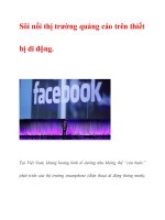 Sôi nổi thị trường quảng cáo trên thiết bị di động potx