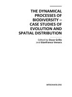 THE DYNAMICAL PROCESSES OF BIODIVERSITY – CASE STUDIES OF EVOLUTION AND SPATIAL potx