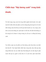 Chiến lược trong kinh doanh.Với tình trạng cung vượt cầu docx