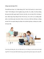 Chống trộm khi dùng Wi-Fi ppt