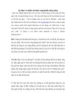 Sự thực và niềm tin luôn song hành cùng nhau doc