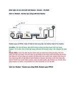 Khái niệm về các cách kết nối Modem pdf