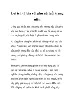 Lợi ích từ bia với phụ nữ tuổi trung niên pot